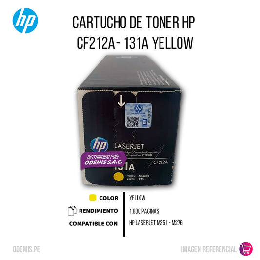 Toner Hp Cf212A (131A) L.J. 200 M276 Yellow