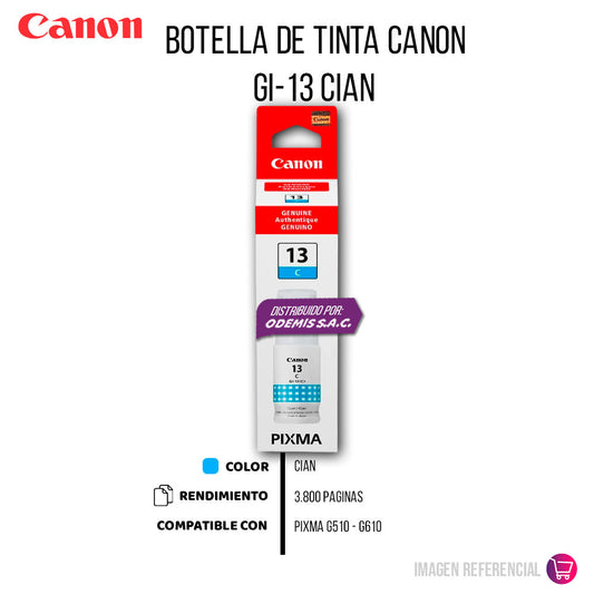 Tinta Canon Gi-13 C Cian 70ML G510 Original