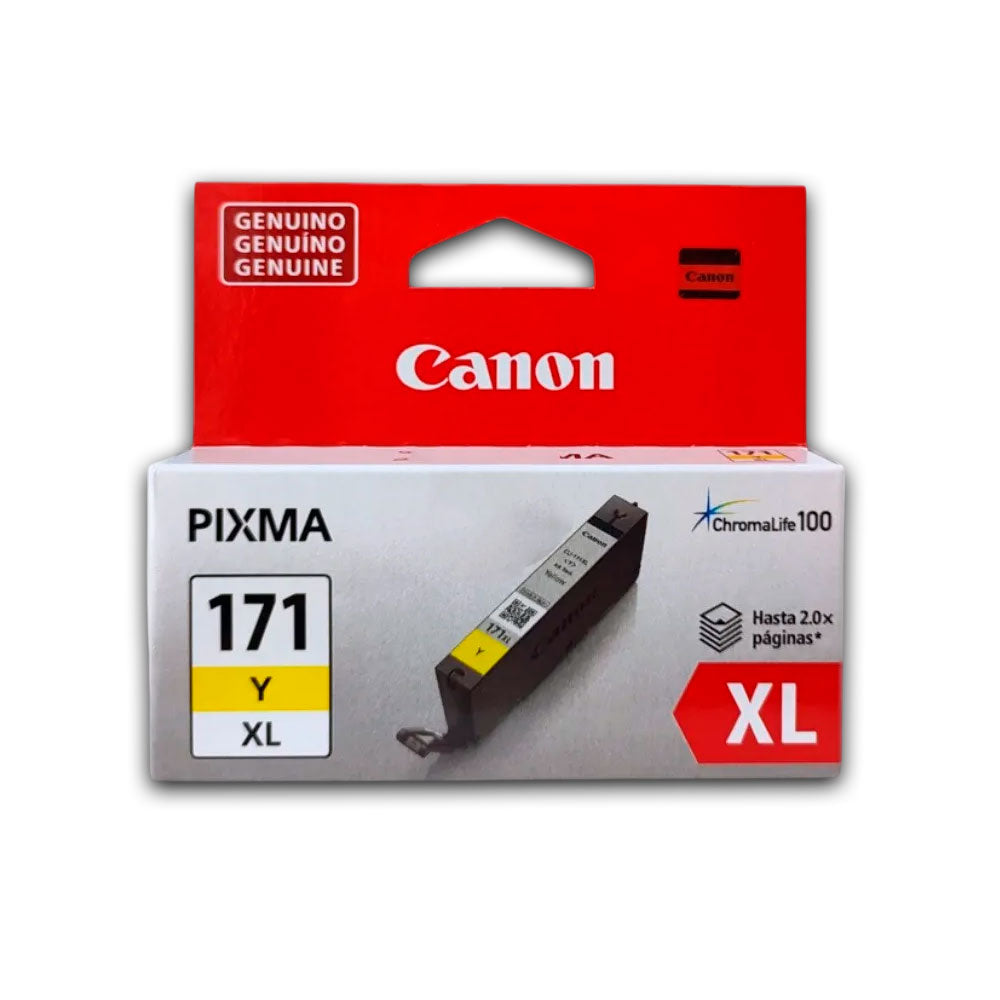 Tinta Canon Cli-171 Xl Yellow 10,8 ML MG5710 Original