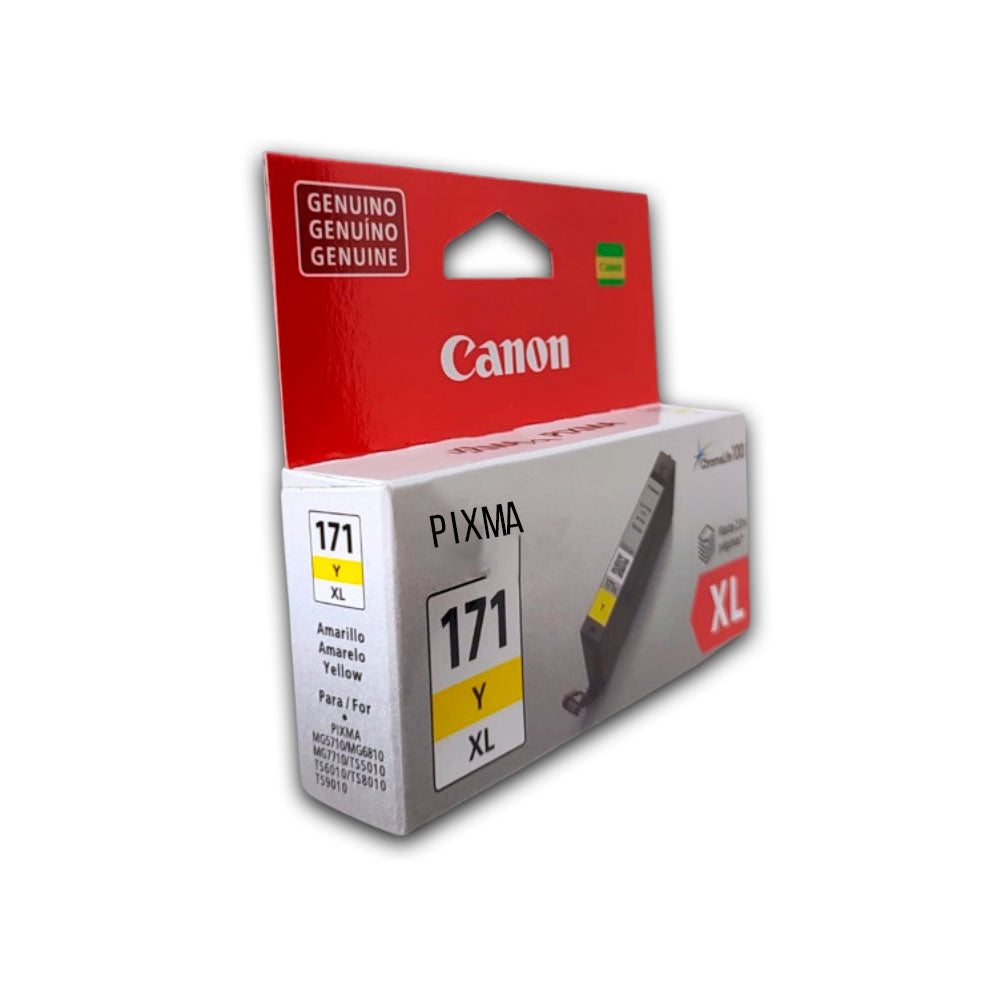 Tinta Canon Cli-171 Xl Yellow 10,8 ML MG5710 Original