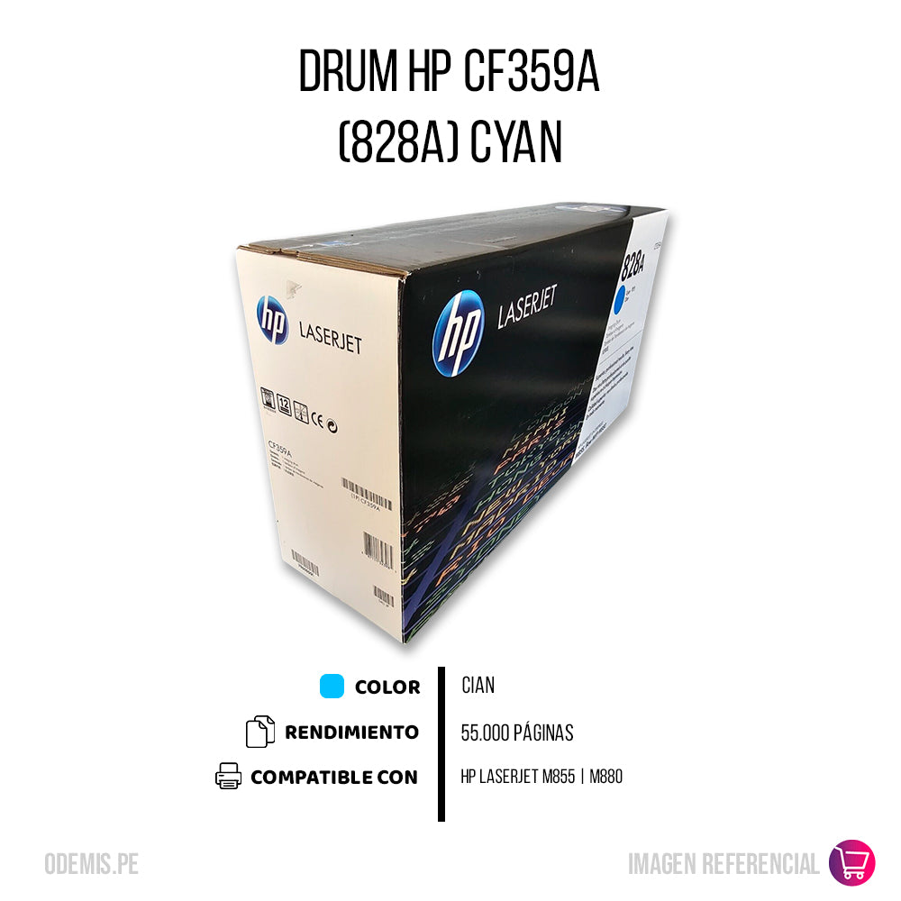 Drum Hp Cf359A (828A) Cyan