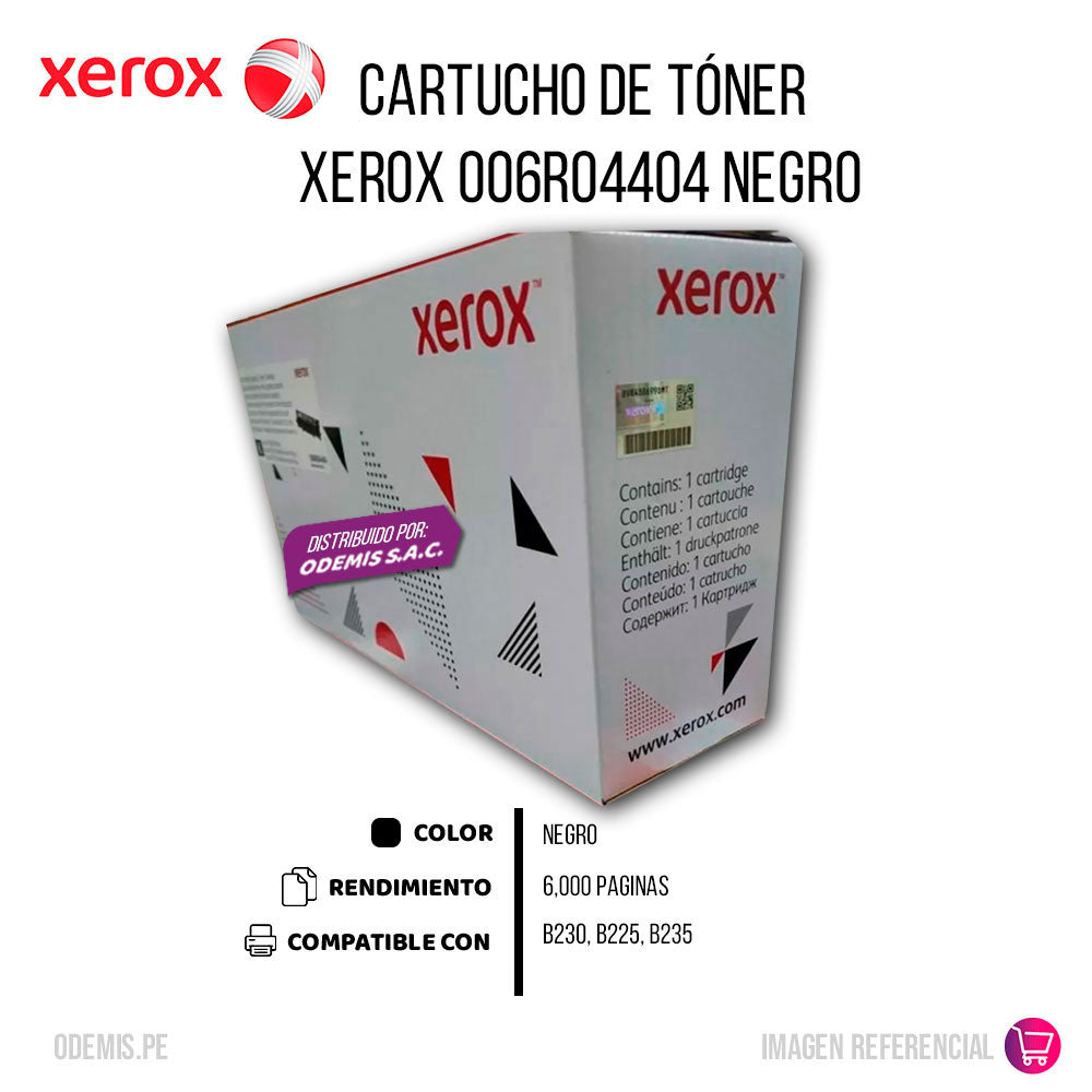 Toner Xerox 006R04404 Negro 6.000 Pág. B235 Original