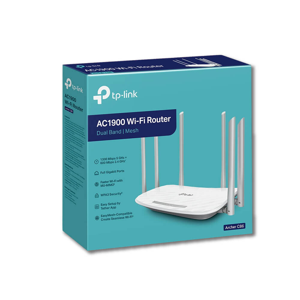 Router tp-link c86 ac1900 doble banda MU-MIMO Calidad