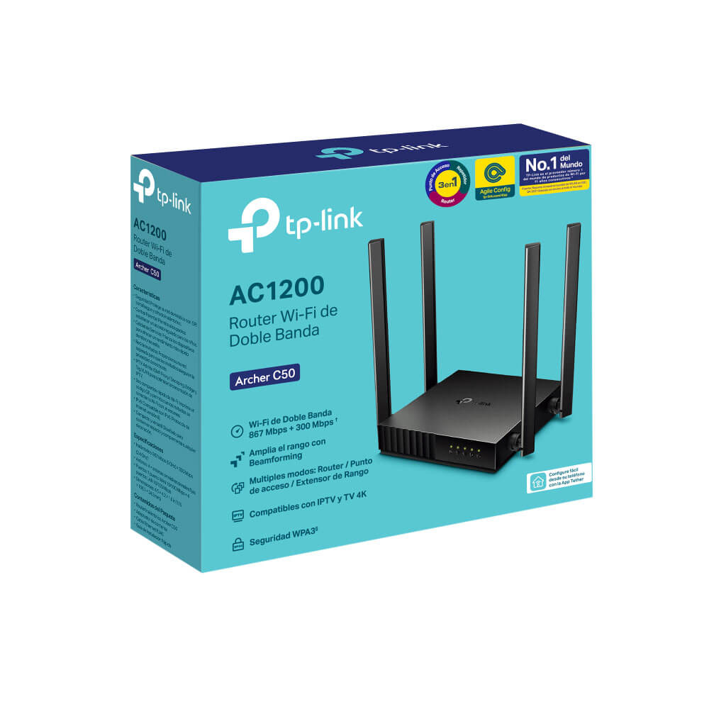 Router Tp-Link Ac1200 C50 Archer Doble Banda