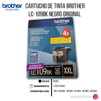 Tinta Brother Lc-109Bk Black 2400 Pág. MFC-J6720DWOriginal