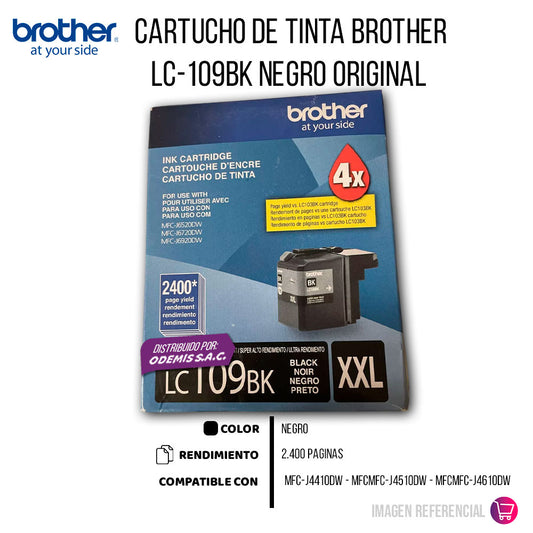 Tinta Brother Lc-109Bk Black 2400 Pág. MFC-J6720DWOriginal