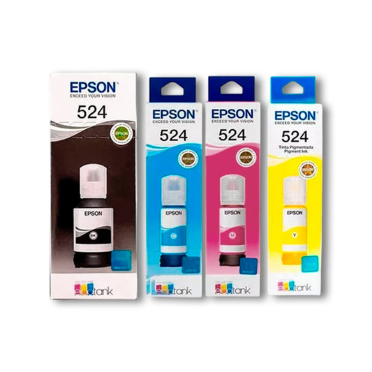 Kit Tinta Epson T524 4 Colores 127ml L15150 Original