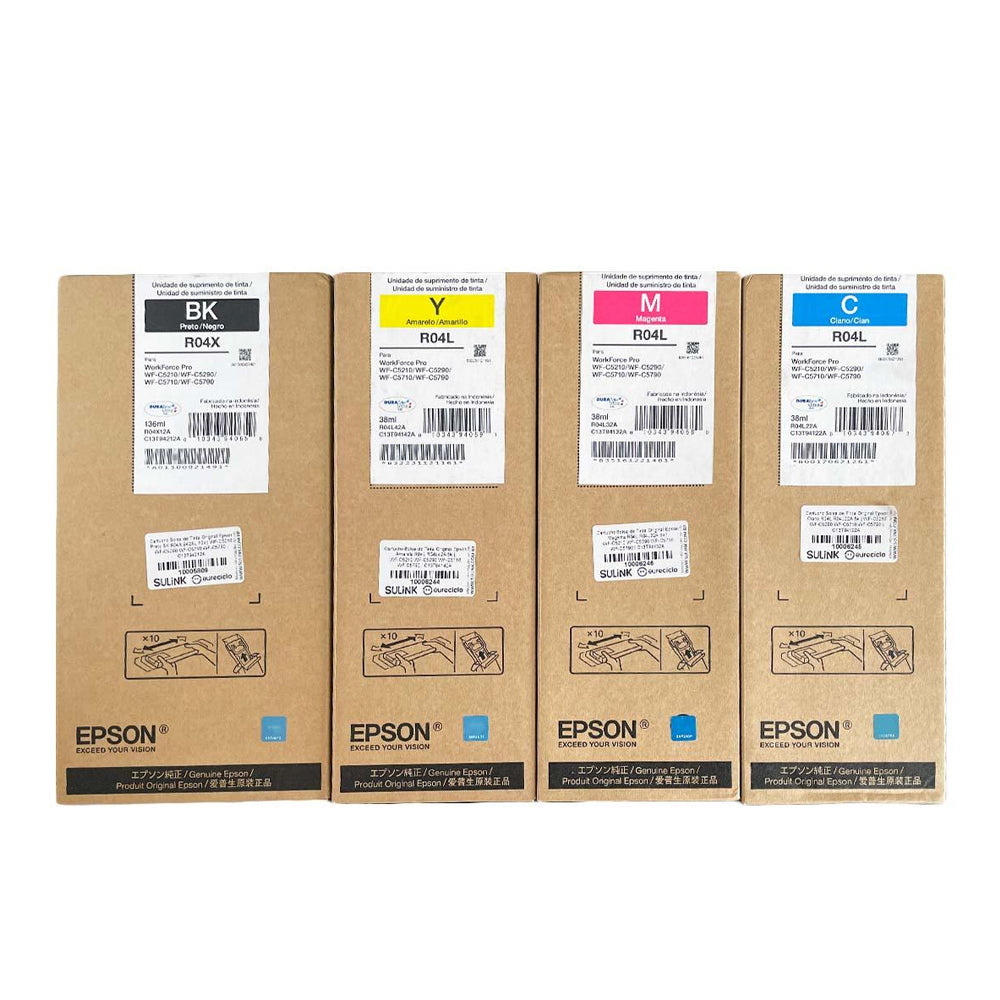 Kit Tintas Epson T942 y T941 Color mas negro 250ml wf-C5710 Original