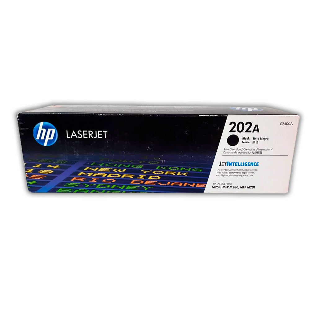 Toner Hp Cf500A (202A) Negro M254dw, M254dn 1,400 pág original