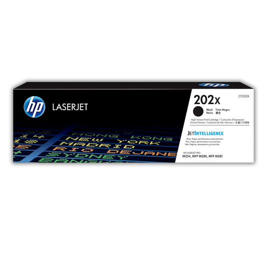 Toner Hp Cf500X (202X) Negro M254dw, M254dn 3200 pág Original