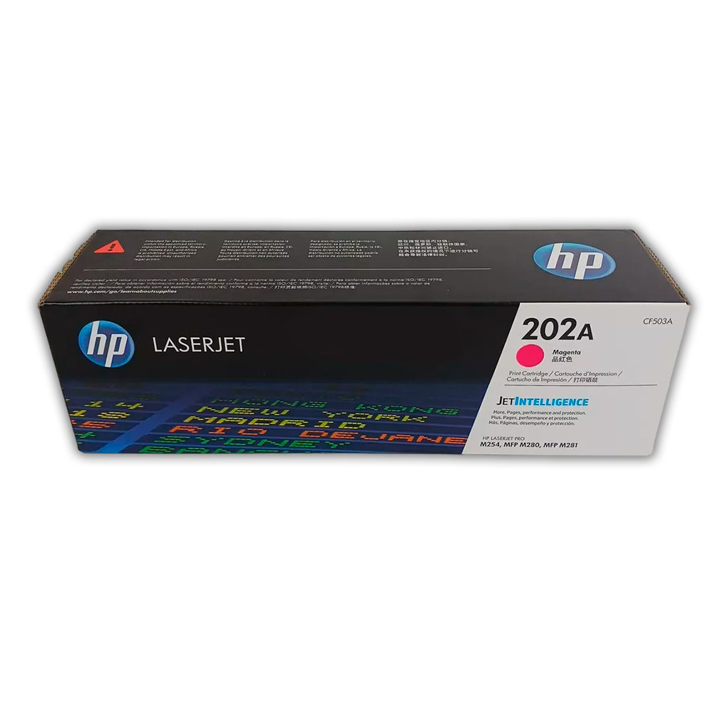 Toner Hp Cf503A (202A) Magenta M254dw, M254dn 1,300 pág Original
