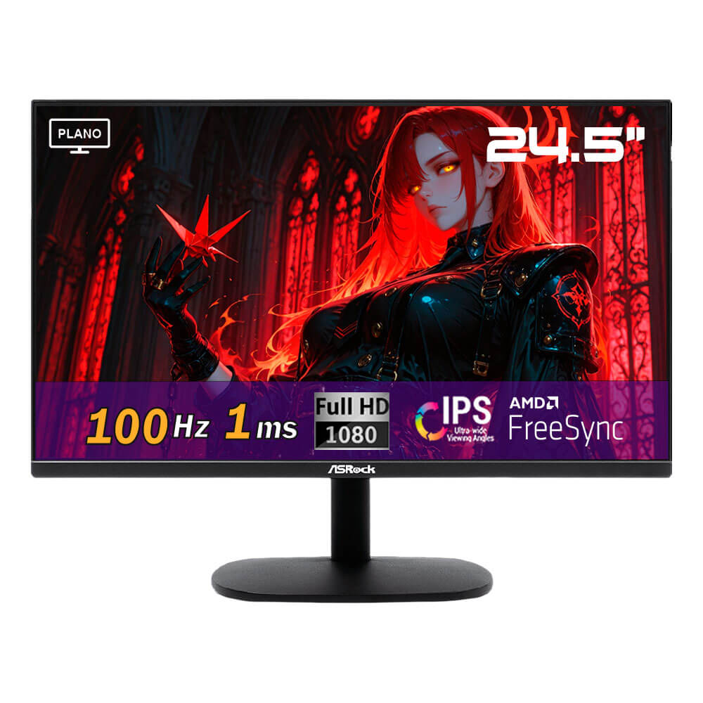 Monitor Asrock Gaming  25“ CL25CFF 100Hz 1Ms Ips