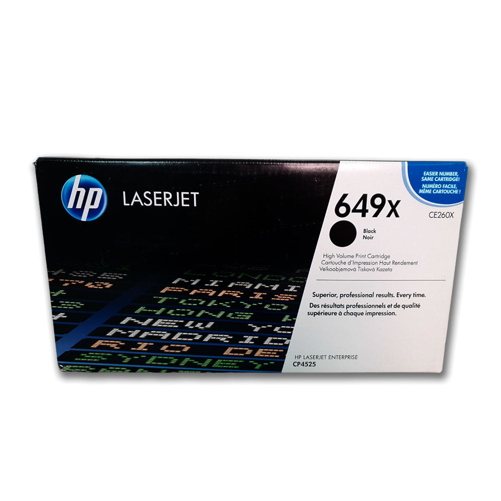 Toner Hp Ce260X (649X) Negro CP4025, CP4525 17000 pág Original