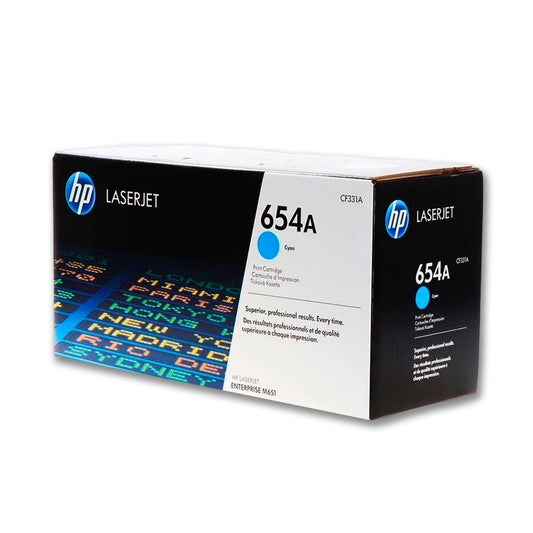 Toner Hp Cf331A (654A) Cyan M680, M651 15,000 pág Original