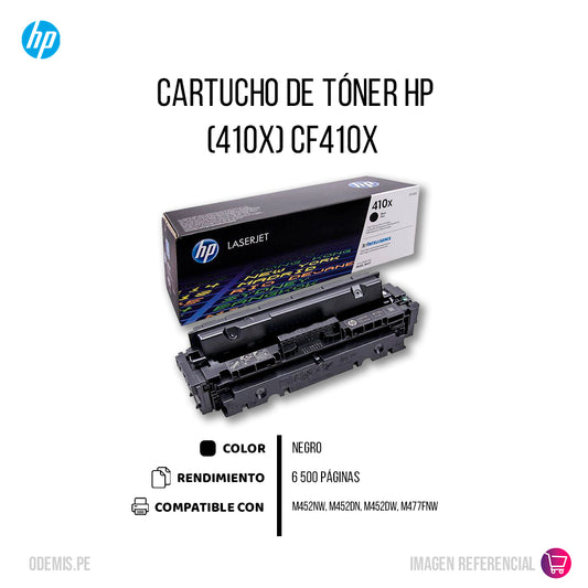 Toner Hp Cf410X (410X) Negro M377, M477 6500 pág Original