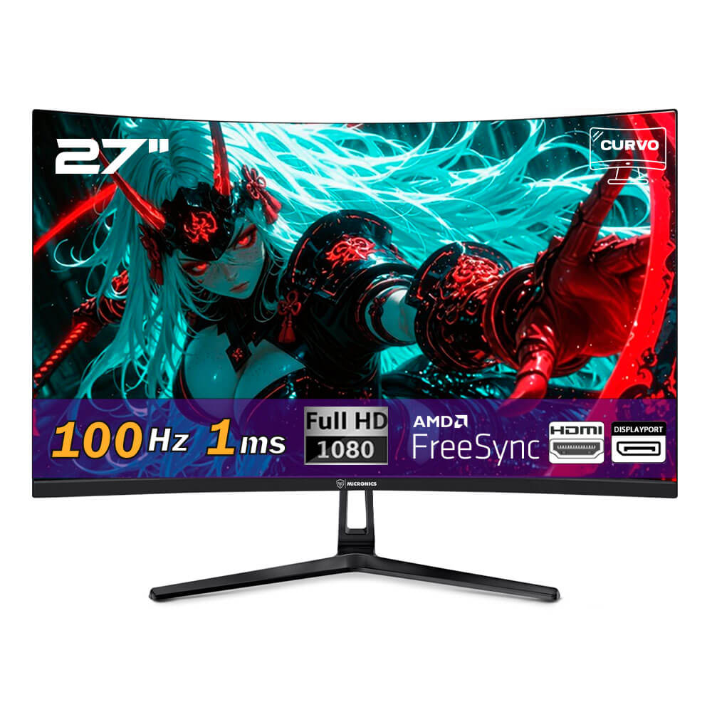 Monitor Gamer Micronics DG27FC 100Hz 3Ms Curvo