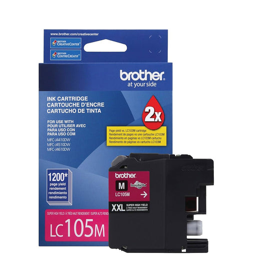 Tinta Brother Lc-105M Magenta Mfc-J4510Dw 1200 Pag