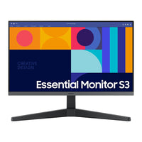 Monitor Samsung LS24C330GALXPE 24" FHD Essential S3 IPS Panel  100Hz  HDMI DP - Negro