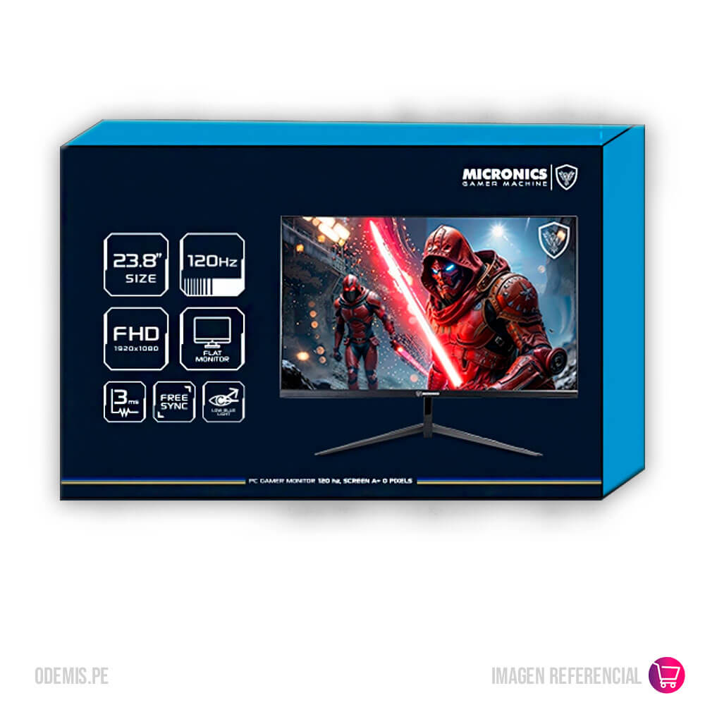 Monitor Gamer Micronics MF24FF Plano 120Hz 3Ms