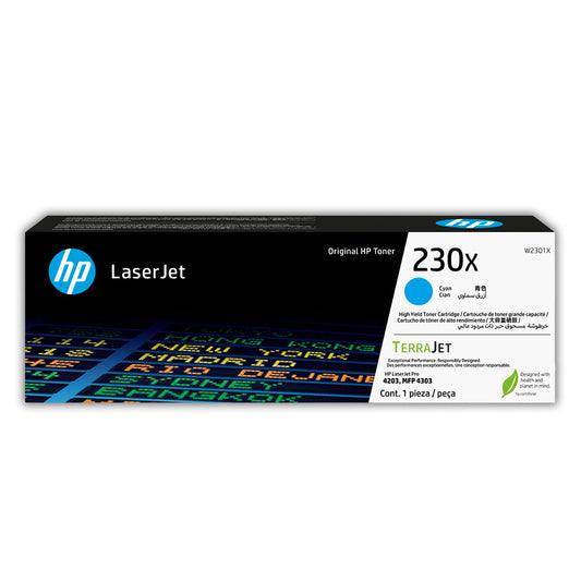 Toner Hp W2301X (230X) Cyan 4303dwe, 4303dw 5500 pag Original