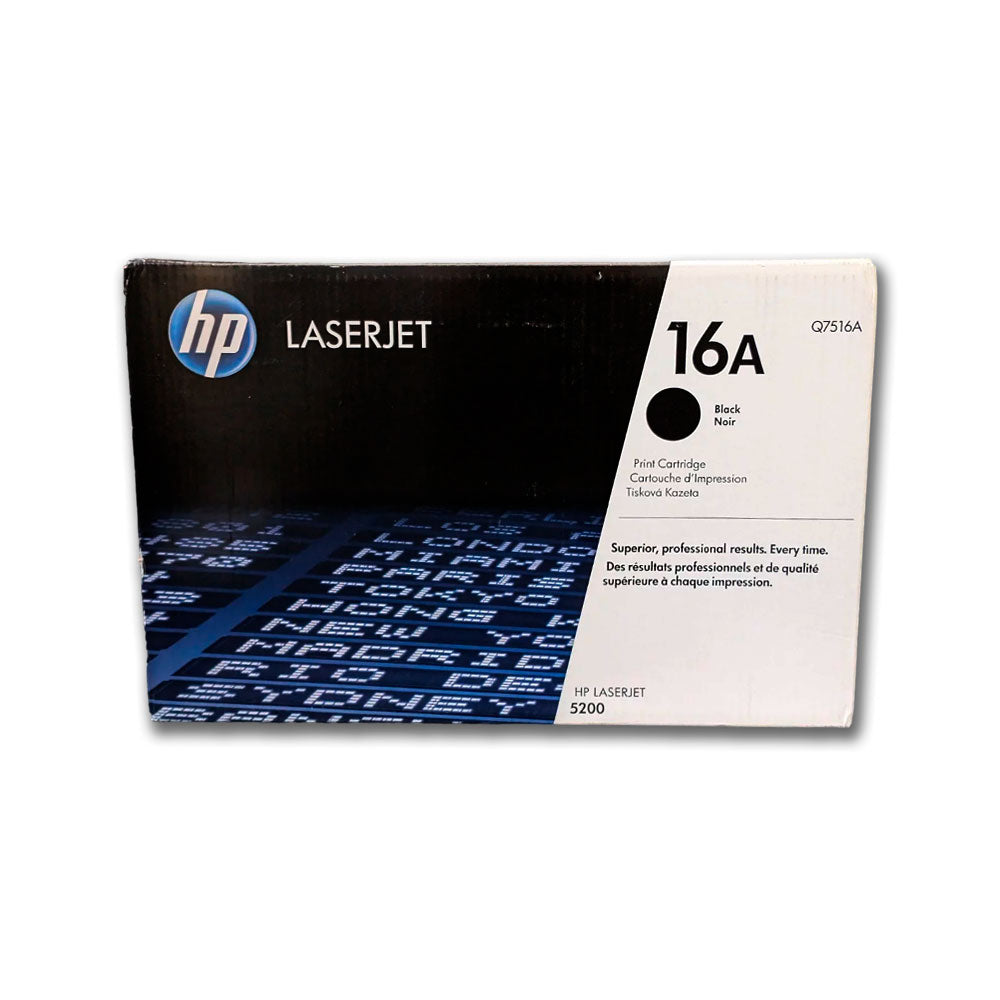 Toner Hp Q7516A (16A) Negro 5200dtn, 5200L 12000 pág Original