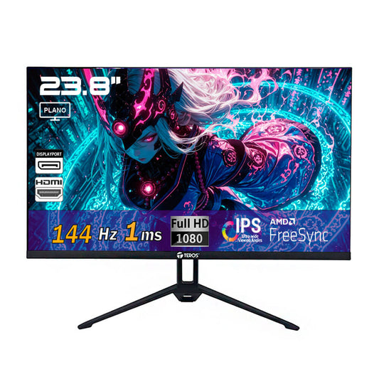 Monitor plano Teros 23.8" TE-2417S 144Hz 1ms FHD IPS