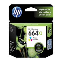 Tinta Hp F6V30Al (664Xl) Color 330 Pgs