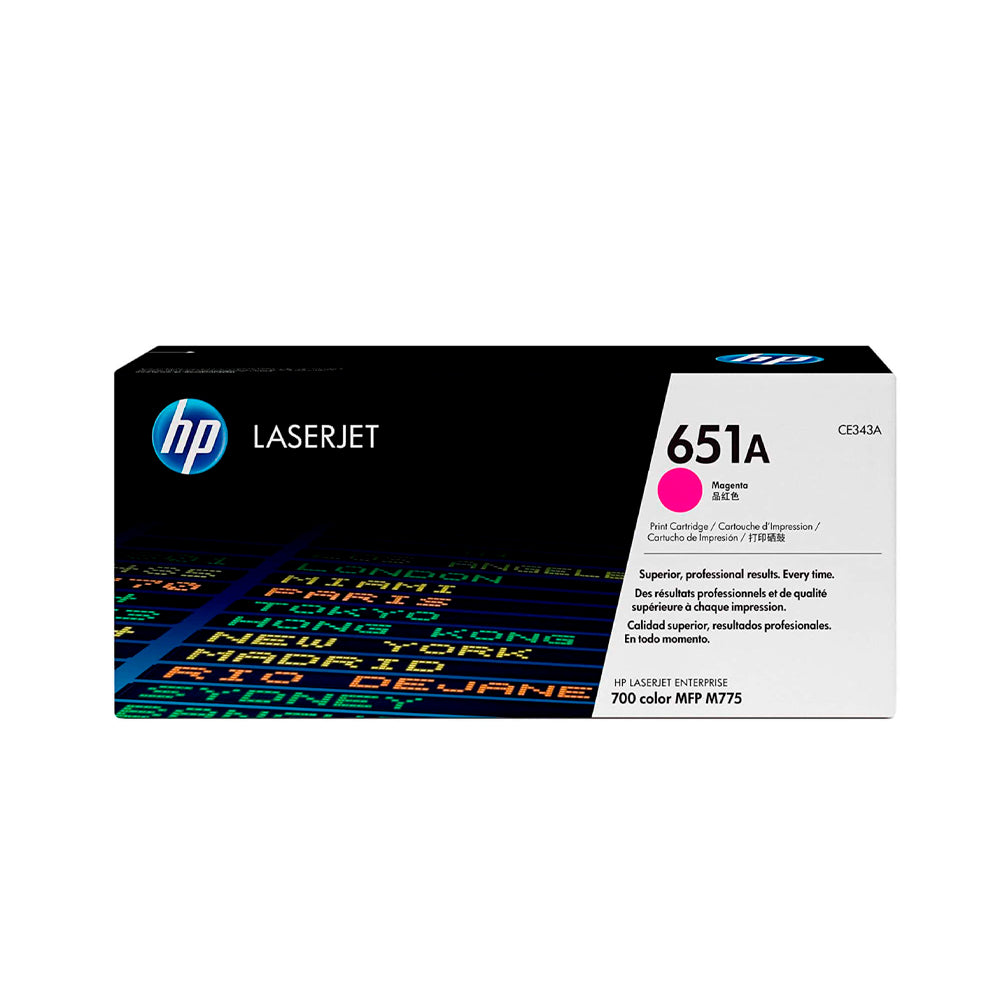 Toner Hp Ce343A (651A) L.J. Ent 700 Magenta 16K Pg