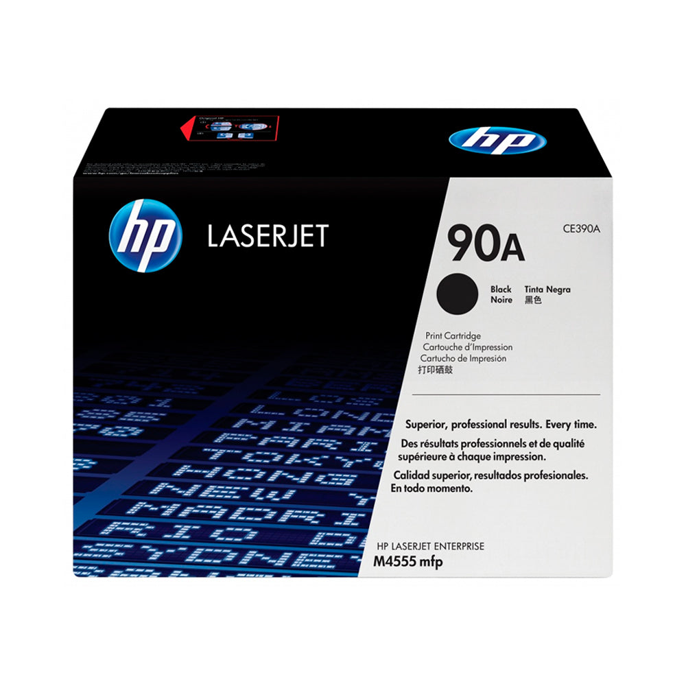 Toner Hp Ce390A (90A) L.J.4555 Black (10K Pag)