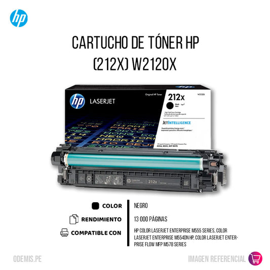 Toner Hp W2120X (212X) Black M555dn, M578dn 13000 pag Original