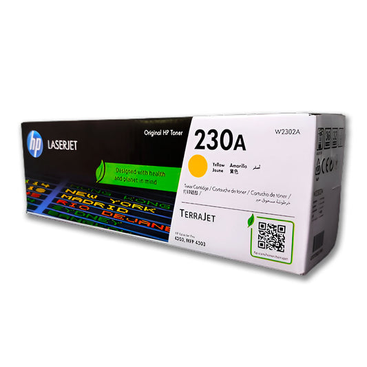Toner Hp W2302A (230A) Yellow 4203cdn 4203dn 1,800 Pags Original