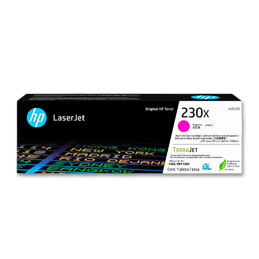 Toner Hp W2303X (230X) 4201 4202 5500 pág Magenta