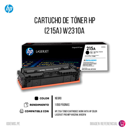 Toner Hp W2310A (215A) Negro M155nw M182n 1,050 Pags Original