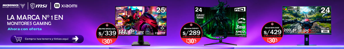La marca n.º 1 en monitores gaming, ahora con oferta