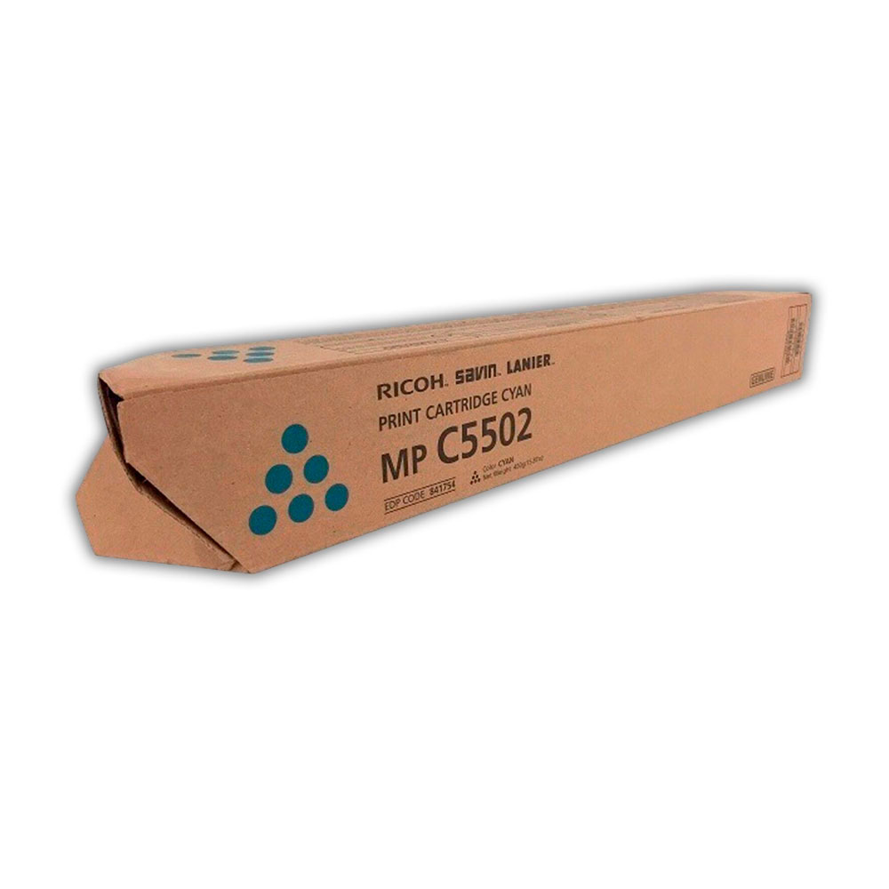 Toner Ricoh 841754 Mp C5502 Cyan 22.5Kpg