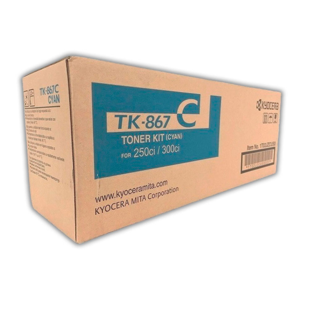 Toner Kyocera Tk-867C Cyan Taskalfa 250Ci/300Ci 12K