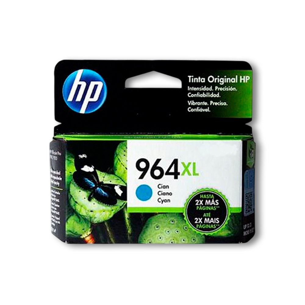Tinta Hp 3Ja54Al (964Xl) Cyan (Ojp 9010) 1,600 Pgs