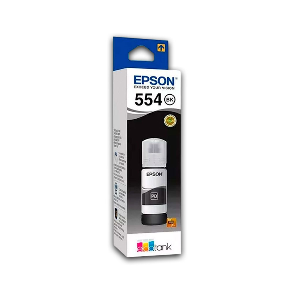 Tinta Epson T554120-Al Negro Pigmentado L8160