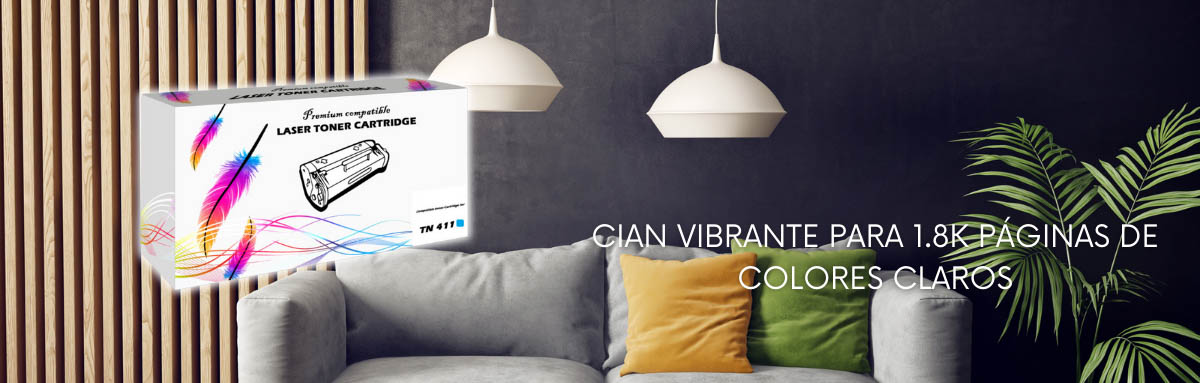 Toner Brother TN-411 Cian 1.8K Pág. HL L8260CDW Compatible