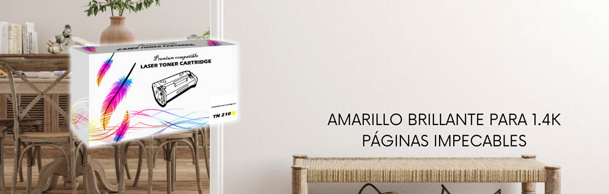 Toner Brother TN-210 Yellow 1.4K Pág. HL-3040CN Compatible