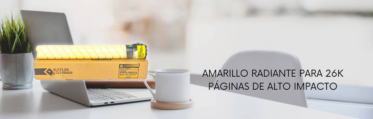 Toner Konica Minolta TN-514Y Yellow 26K Pág. C458 Compatible