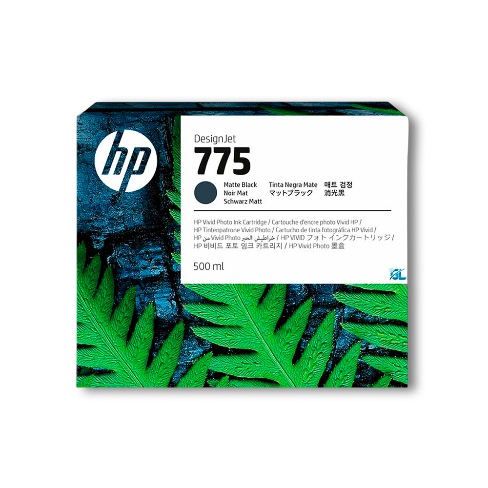 Tinta Hp 775 Negro Mate 1XB22A 500ml Z9+ Pro Original