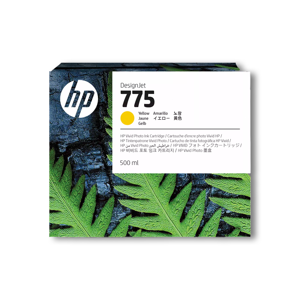 Tinta HP 775 Yellow 1XB19A 500ml Z9+ Pro Original