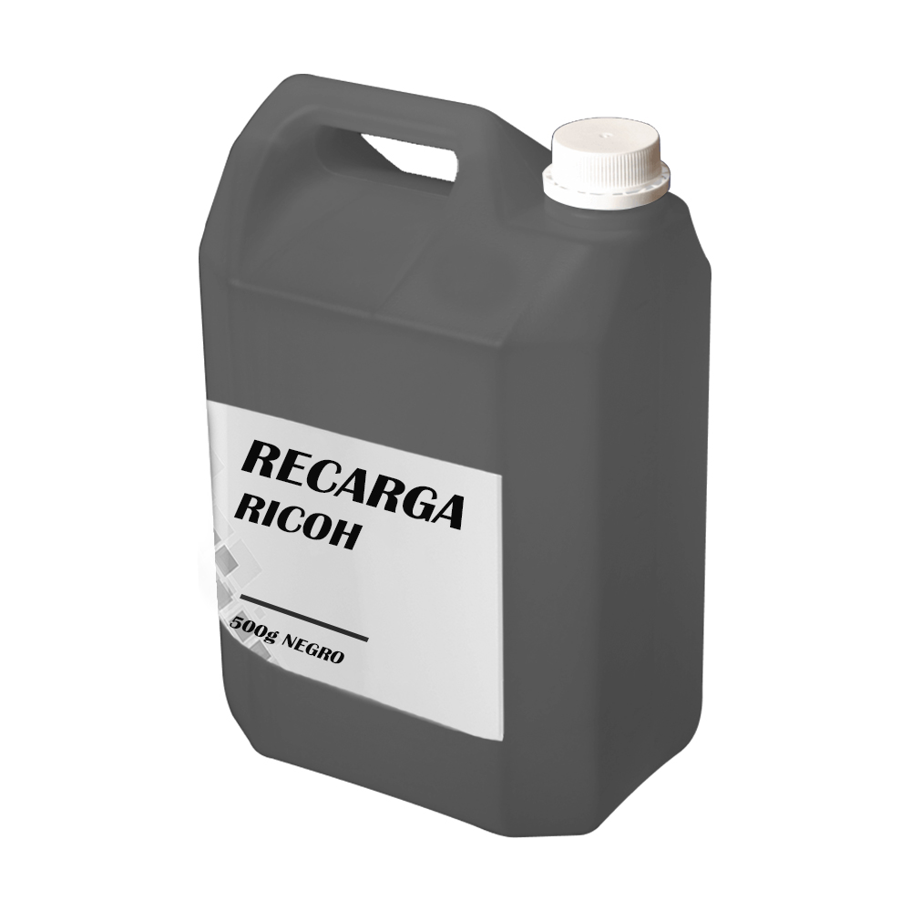 Recarga de Toner Ricoh MPC 6003, C2503 Negro 500g Compatible