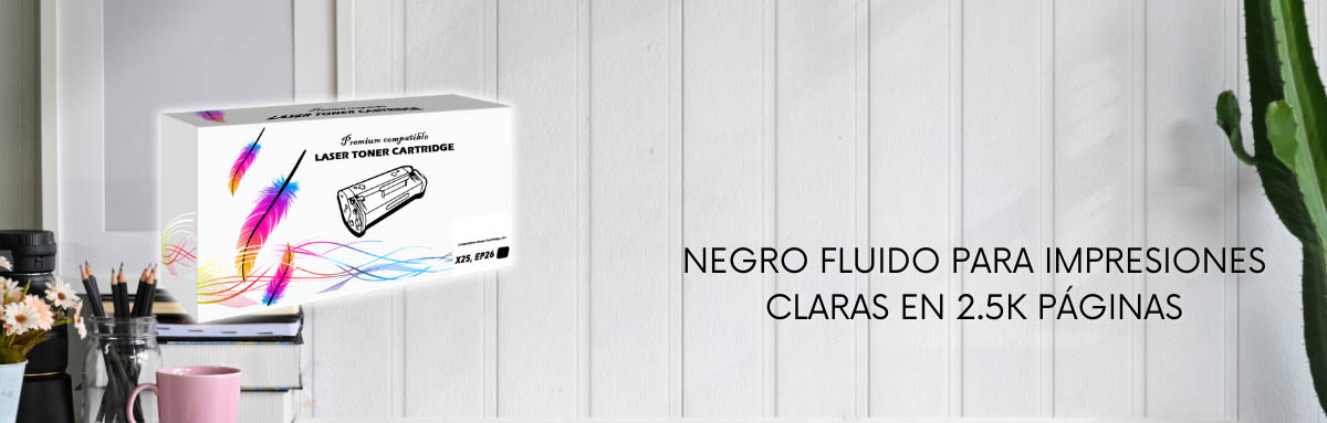 Toner Canon X25, EP26 Negro 2,5K Pág. MF3110 Compatible