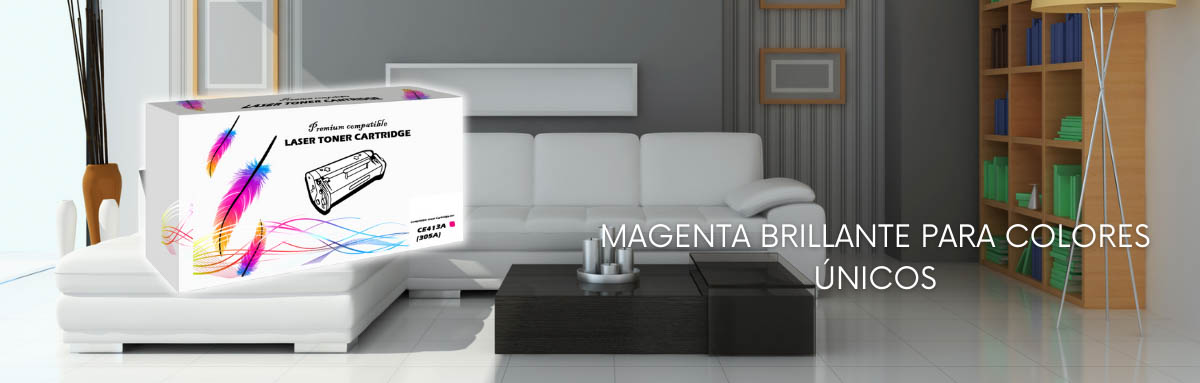 Toner HP 305A Magenta CE413A 2.6K Pág. M351A Compatible