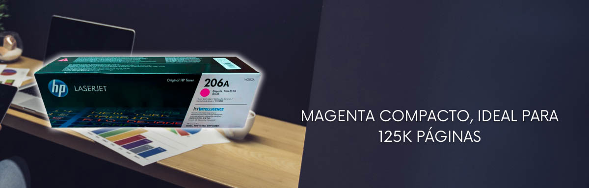 Toner Hp 206A Magenta W2113A 1250 Pág. M255 Original