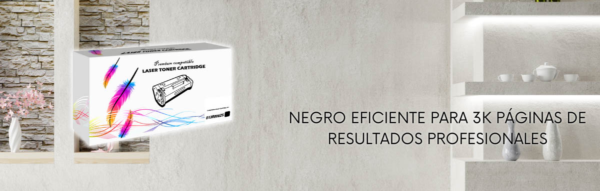 Tóner Xerox 013R00625 Negro 3K Pág. WC 3119 Compatible