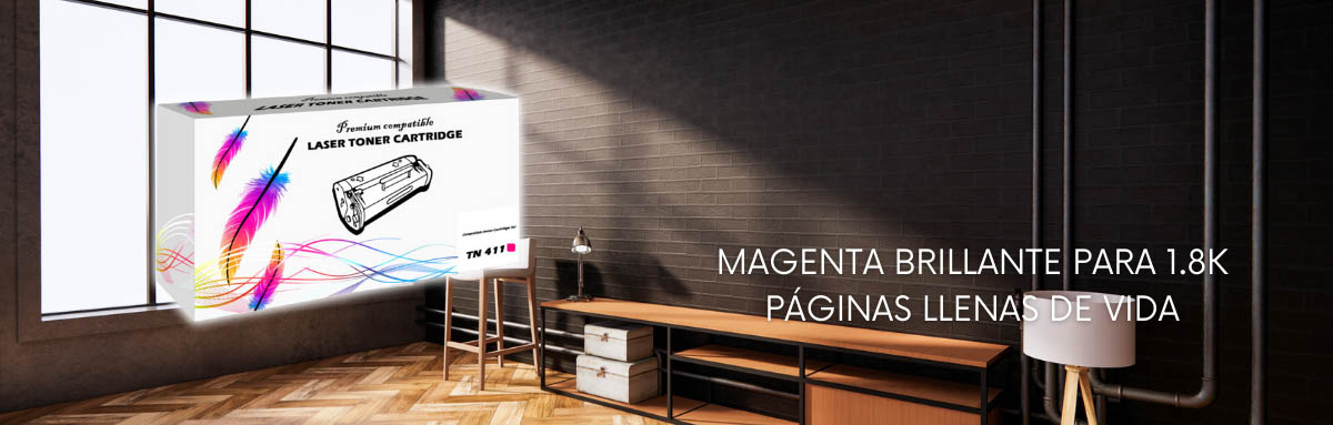 Toner Brother TN-411 Magenta 1.8K Pág. HL L8260CDW Compatible
