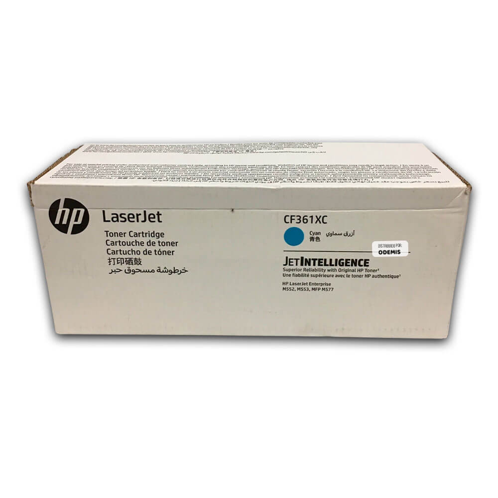 Toner HP 508XC CF361XC Cian M552dn, M553dn 9,500 pag, Original